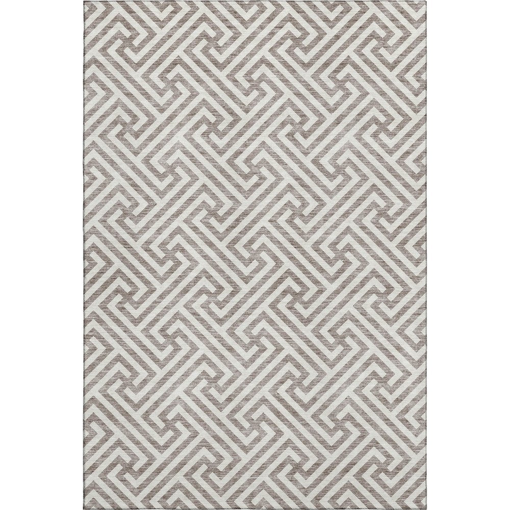 Premium Machine Washable Mayfield AMF731 Taupe 5' x 7'6" Rug