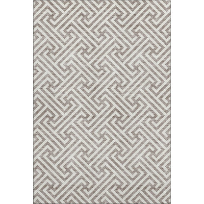 Premium Machine Washable Mayfield AMF731 Taupe 5' x 7'6" Rug