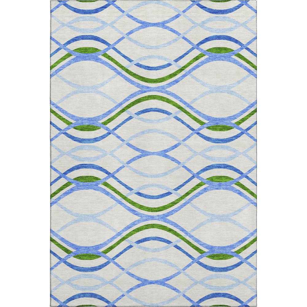 Premium Machine Washable Mayfield AMF757 Sky 5' x 7'6" Rug