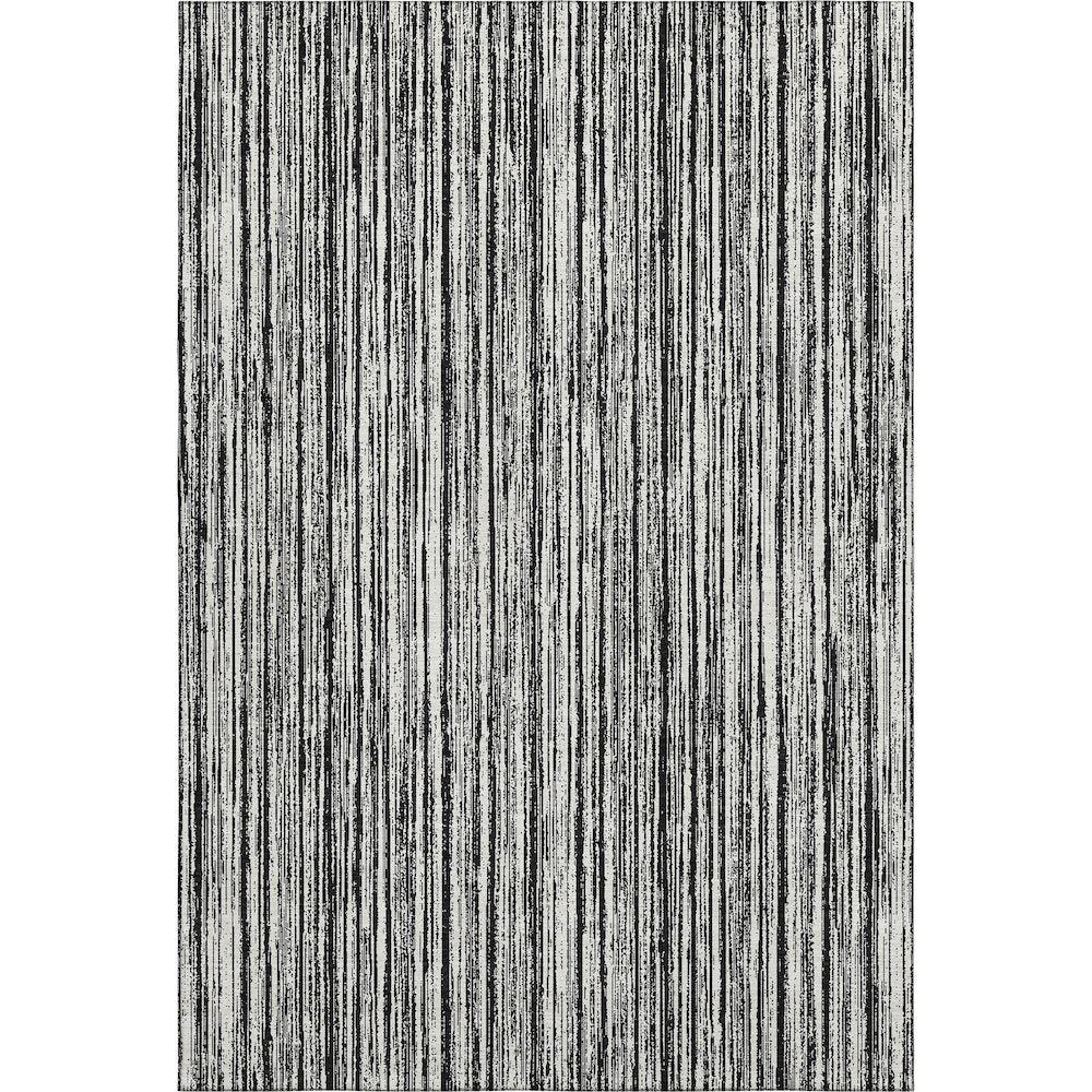 Premium Machine Washable Mayfield AMF760 Black 5' x 7'6" Rug