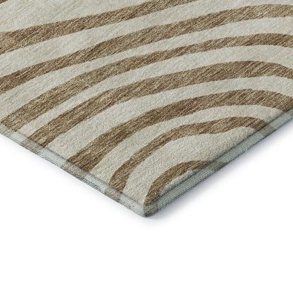 Premium Machine Washable Mayfield AMF765 Gold 2'6" x 3'10" Rug