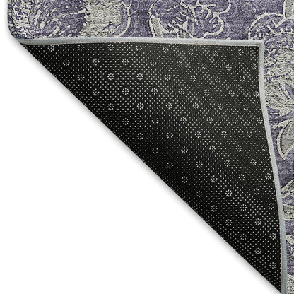 Premium Machine Washable Mayfield AMF771 Eggplant 2'6" x 3'10" Rug