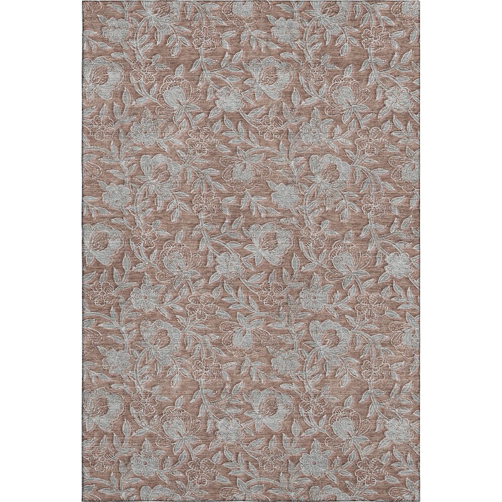 Premium Machine Washable Mayfield AMF771 Terracotta 5' x 7'6" Rug