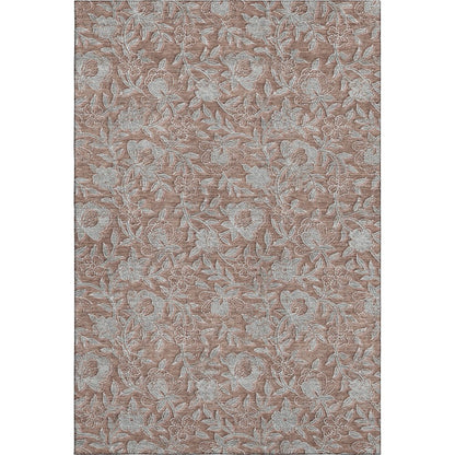 Premium Machine Washable Mayfield AMF771 Terracotta 5' x 7'6" Rug