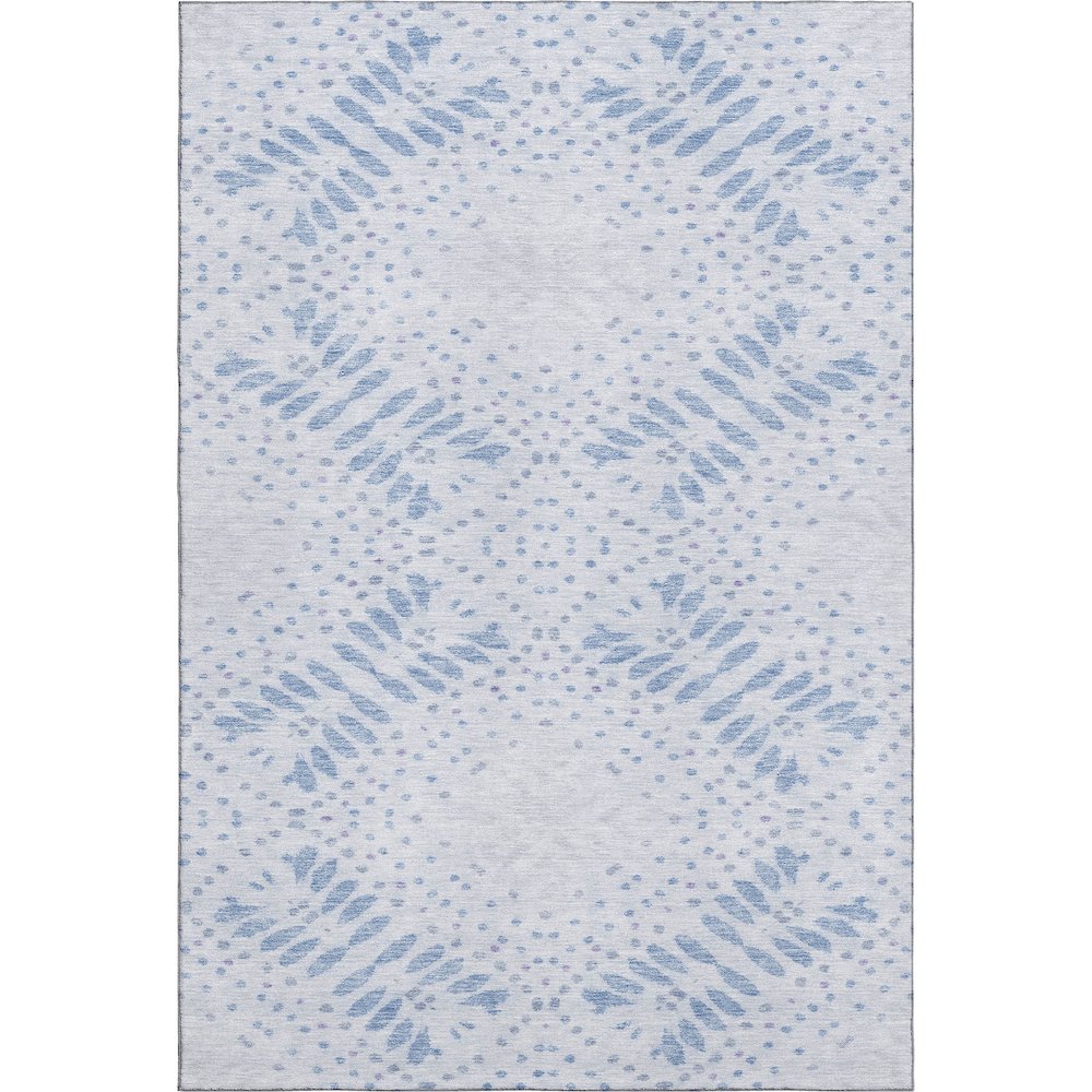 Premium Machine Washable Mayfield AMF778 Blue 5' x 7'6" Rug