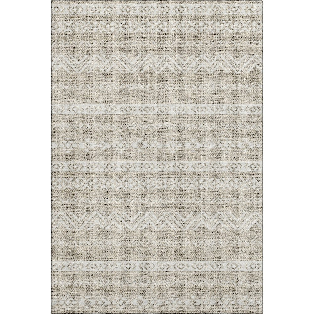 Premium Machine Washable Mayfield AMF803 Beige 5' x 7'6" Rug
