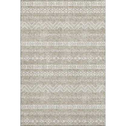 Premium Machine Washable Mayfield AMF803 Beige 5' x 7'6" Rug