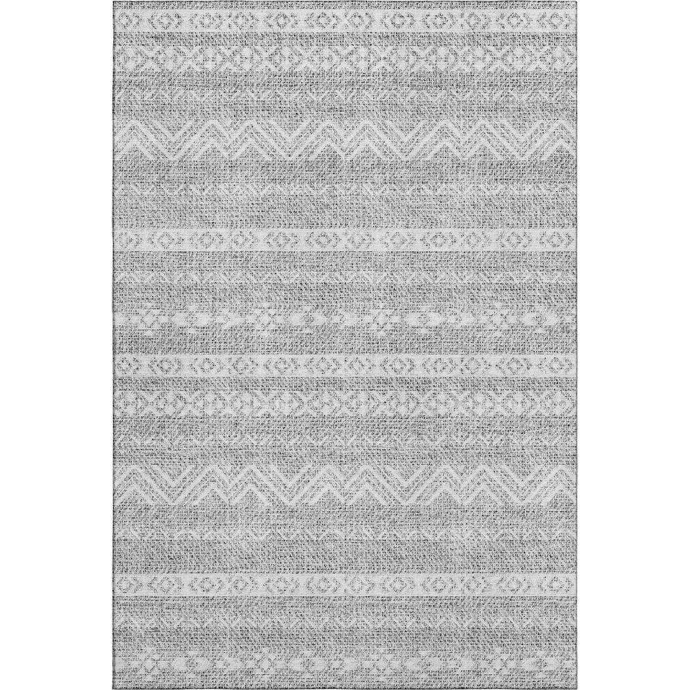 Premium Machine Washable Mayfield AMF803 Gray 5' x 7'6" Rug