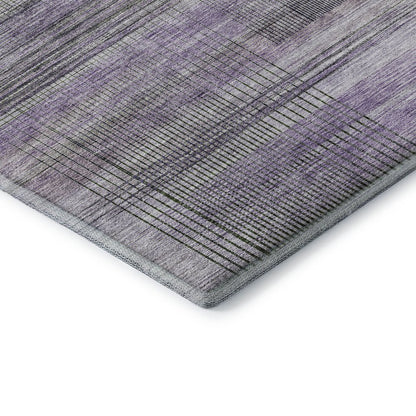Premium Machine Washable Mayfield AMF819 Purple 2'6" x 3'10" Rug