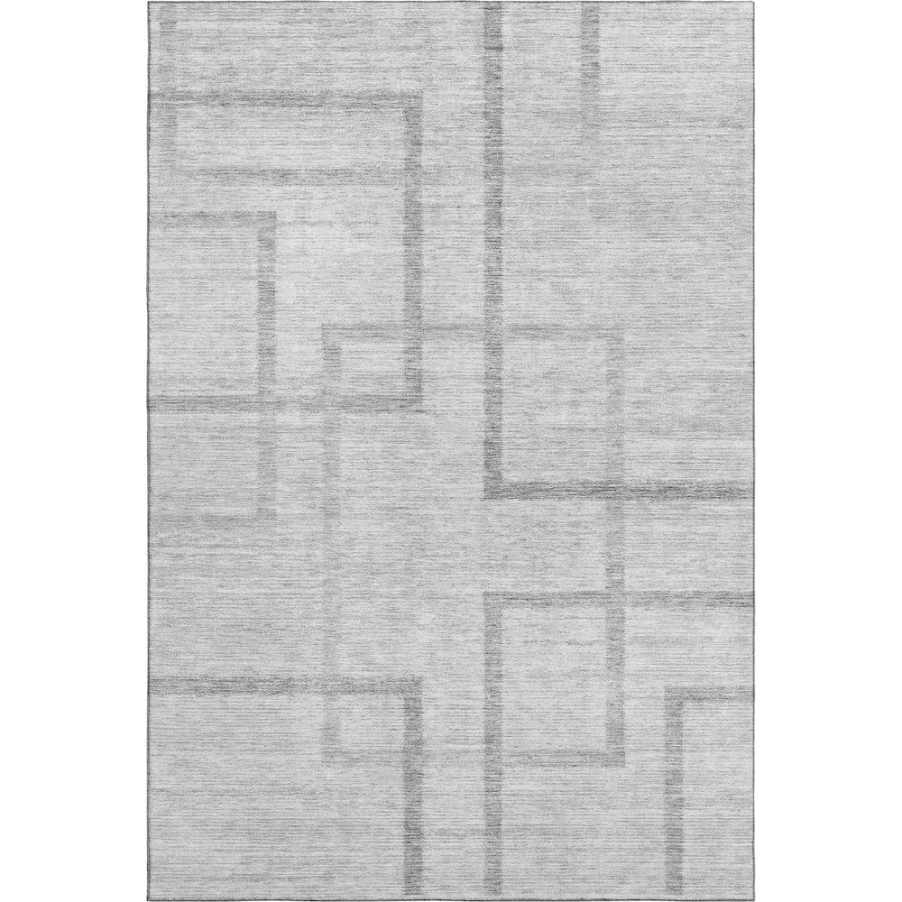 Premium Machine Washable Mayfield AMF827 Gray 5' x 7'6" Rug