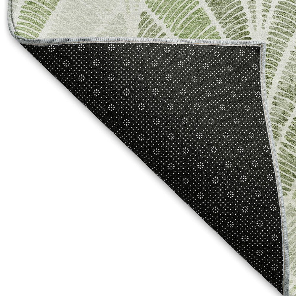 Premium Machine Washable Mayfield AMF851 Sage 2'6" x 3'10" Rug