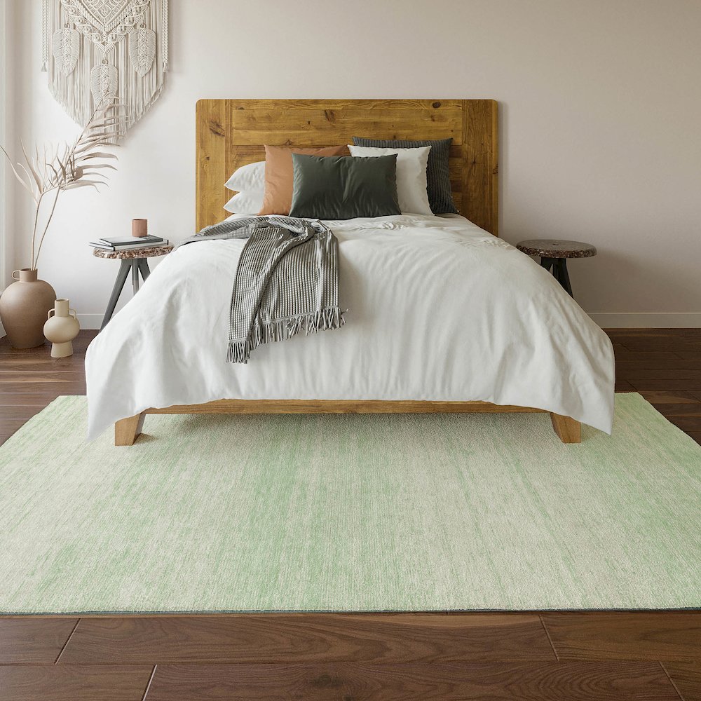 Premium Machine Washable Mayfield AMF859 Mint 5' x 7'6" Rug