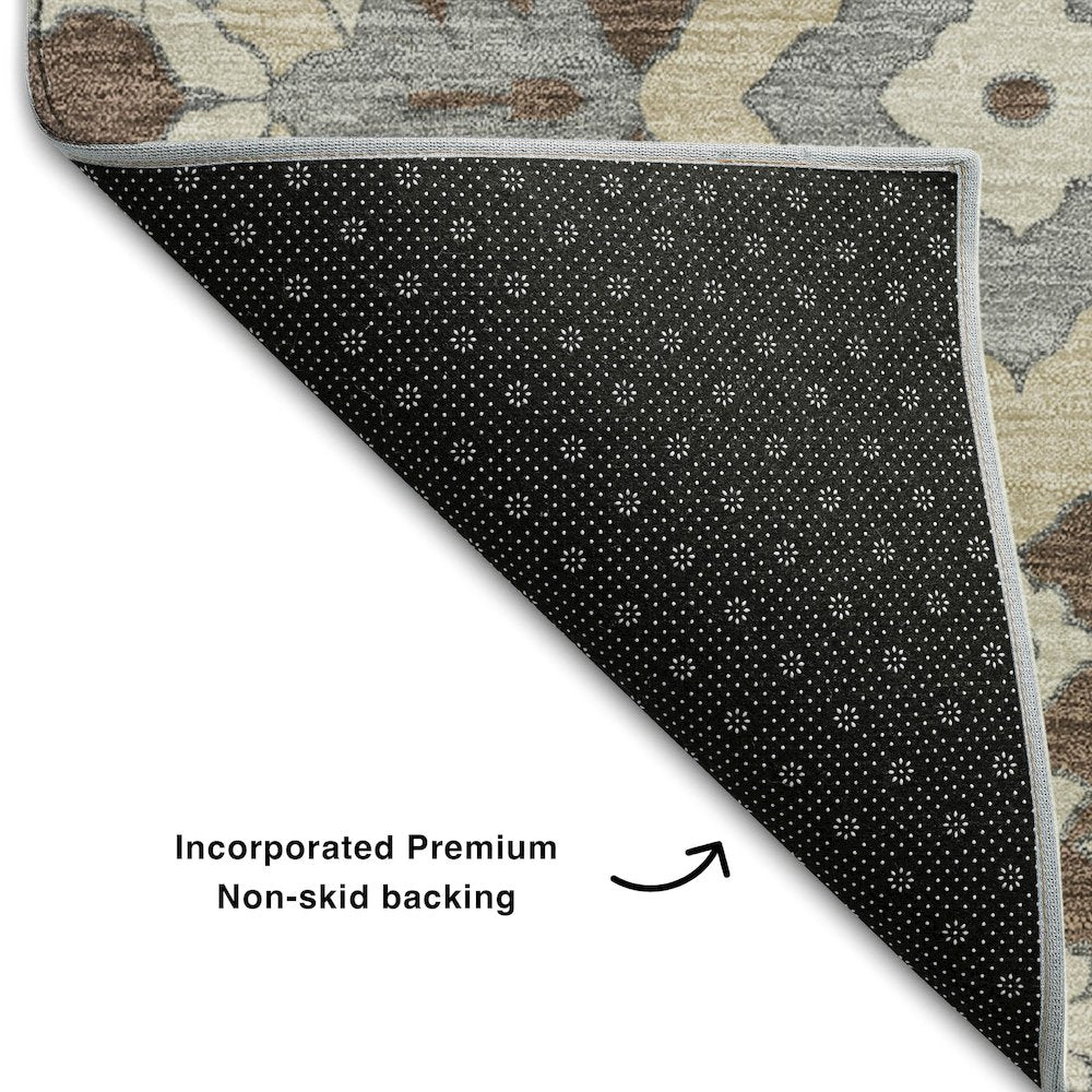Premium Machine Washable Mayfield AMF863 Chocolate 2'6" x 3'10" Rug