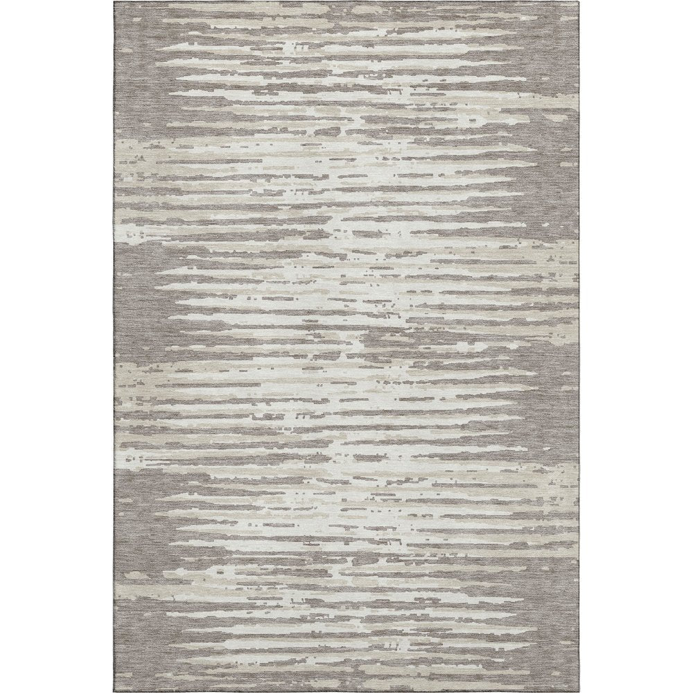 Premium Machine Washable Mayfield AMF888 Taupe 5' x 7'6" Rug