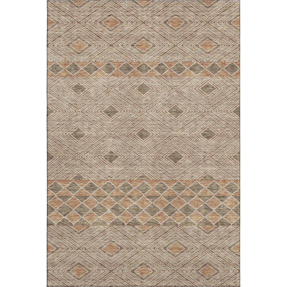 Premium Machine Washable Mayfield AMF898 Brown 5' x 7'6" Rug