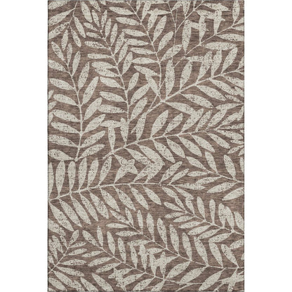 Premium Machine Washable Mayfield AMF899 Brown 5' x 7'6" Rug