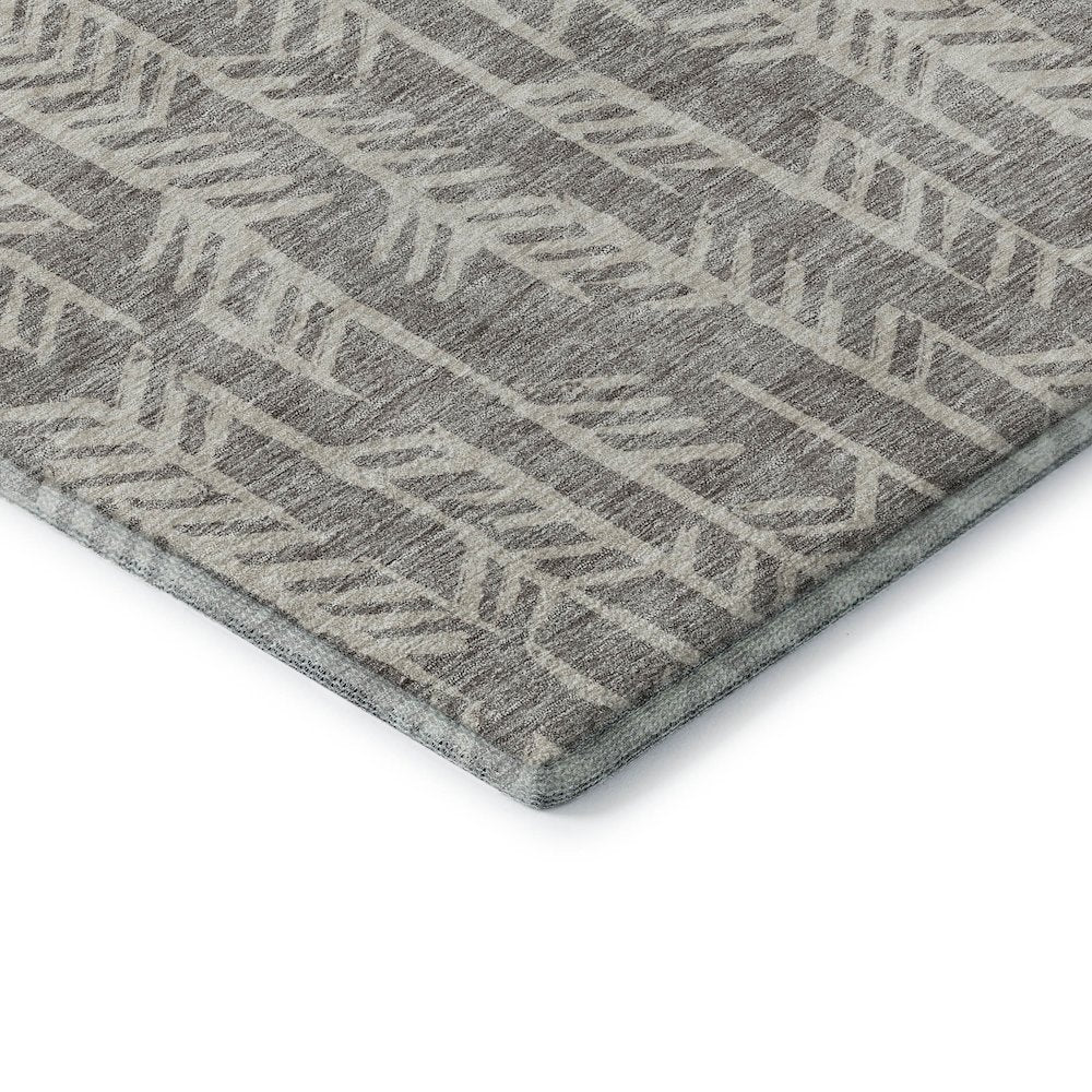 Premium Machine Washable Mayfield AMF906 Taupe 2'6" x 3'10" Rug