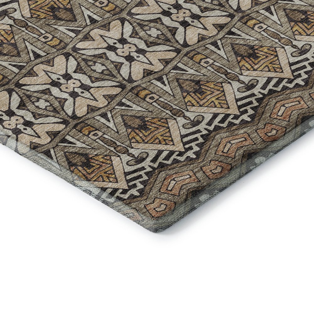 Premium Machine Washable Mayfield AMF909 Taupe 2'6" x 3'10" Rug