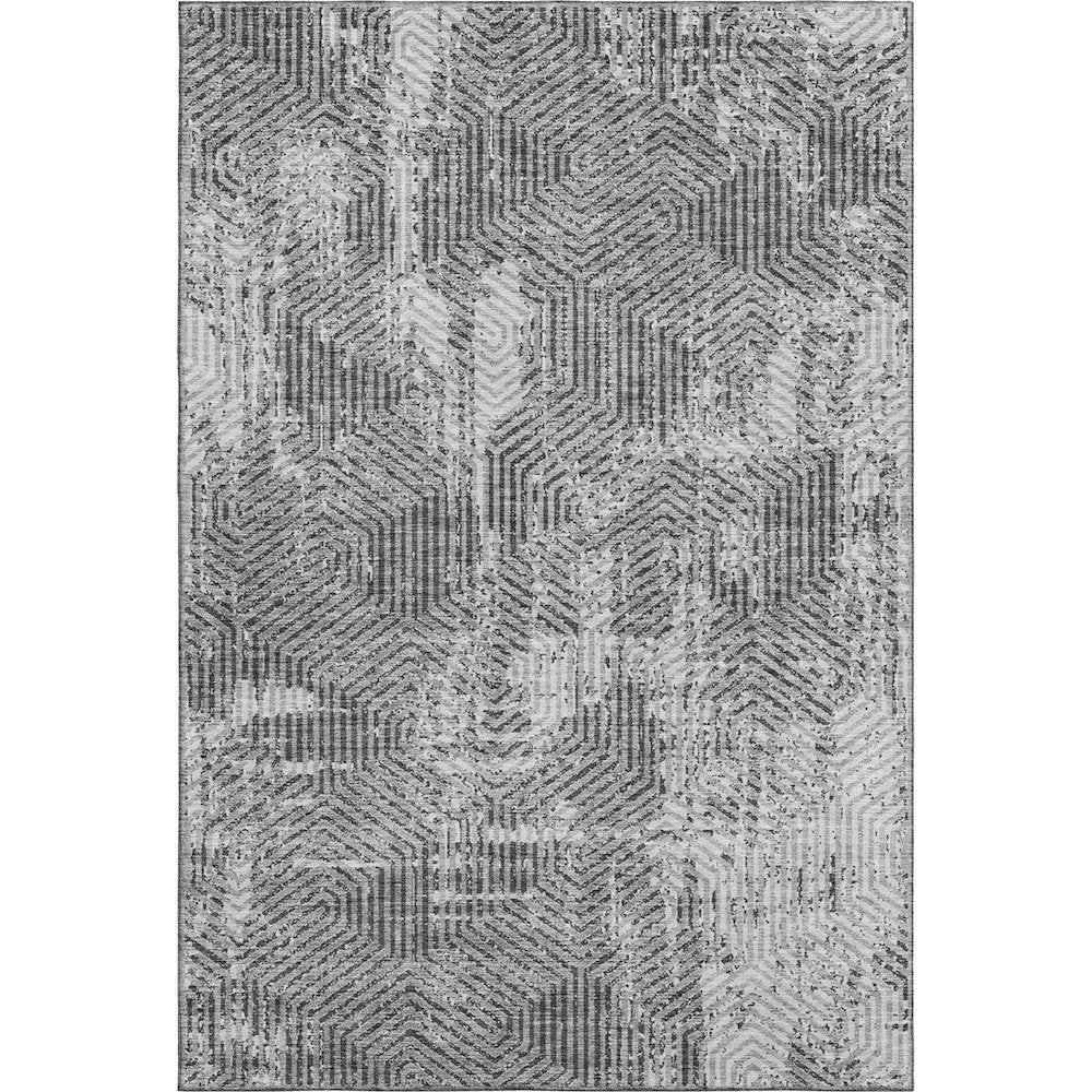Premium Machine Washable Mayfield AMF912 Gray 5' x 7'6" Rug