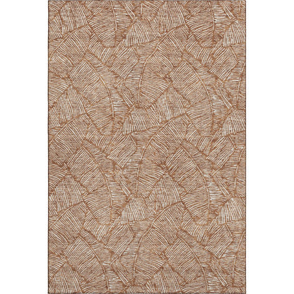 Premium Machine Washable Mayfield AMF913 Paprika 5' x 7'6" Rug