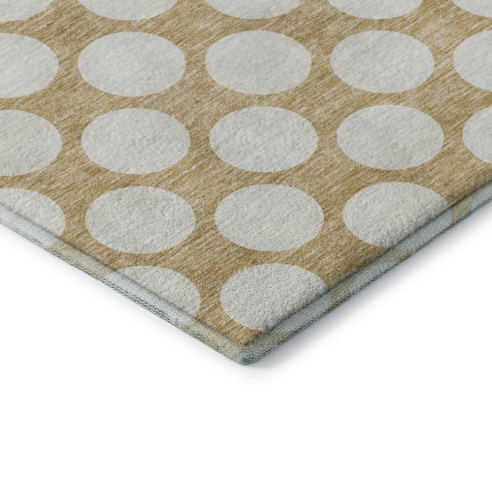 Premium Machine Washable Mayfield AMF921 Gold 2'6" x 3'10" Rug