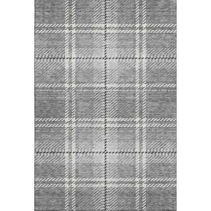 Premium Machine Washable Mayfield AMF935 Gray 5' x 7'6" Rug