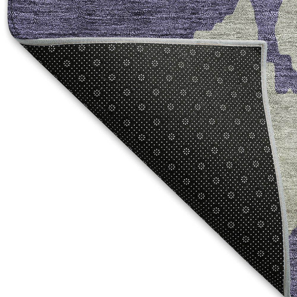 Premium Machine Washable Mayfield AMF961 Purple 2'6" x 3'10" Rug