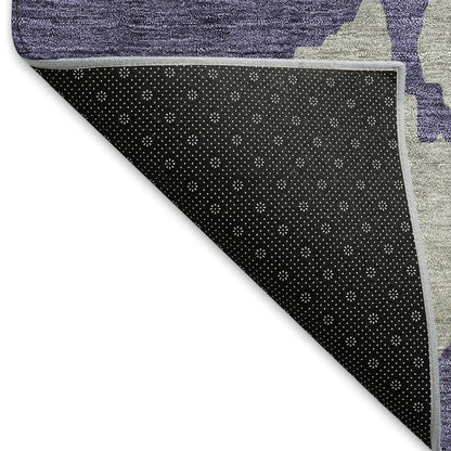 Premium Machine Washable Mayfield AMF961 Purple 2'6" x 3'10" Rug