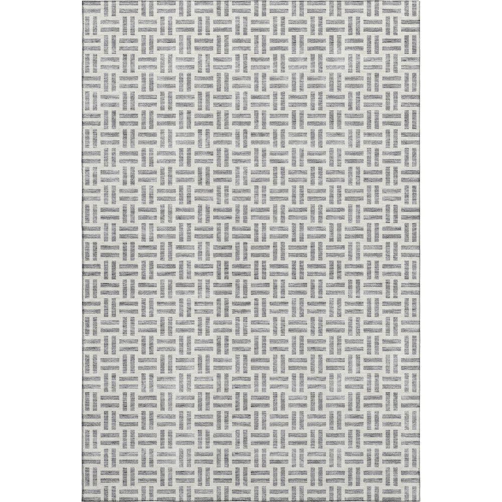 Premium Machine Washable Mayfield AMF978 Gray 5' x 7'6" Rug