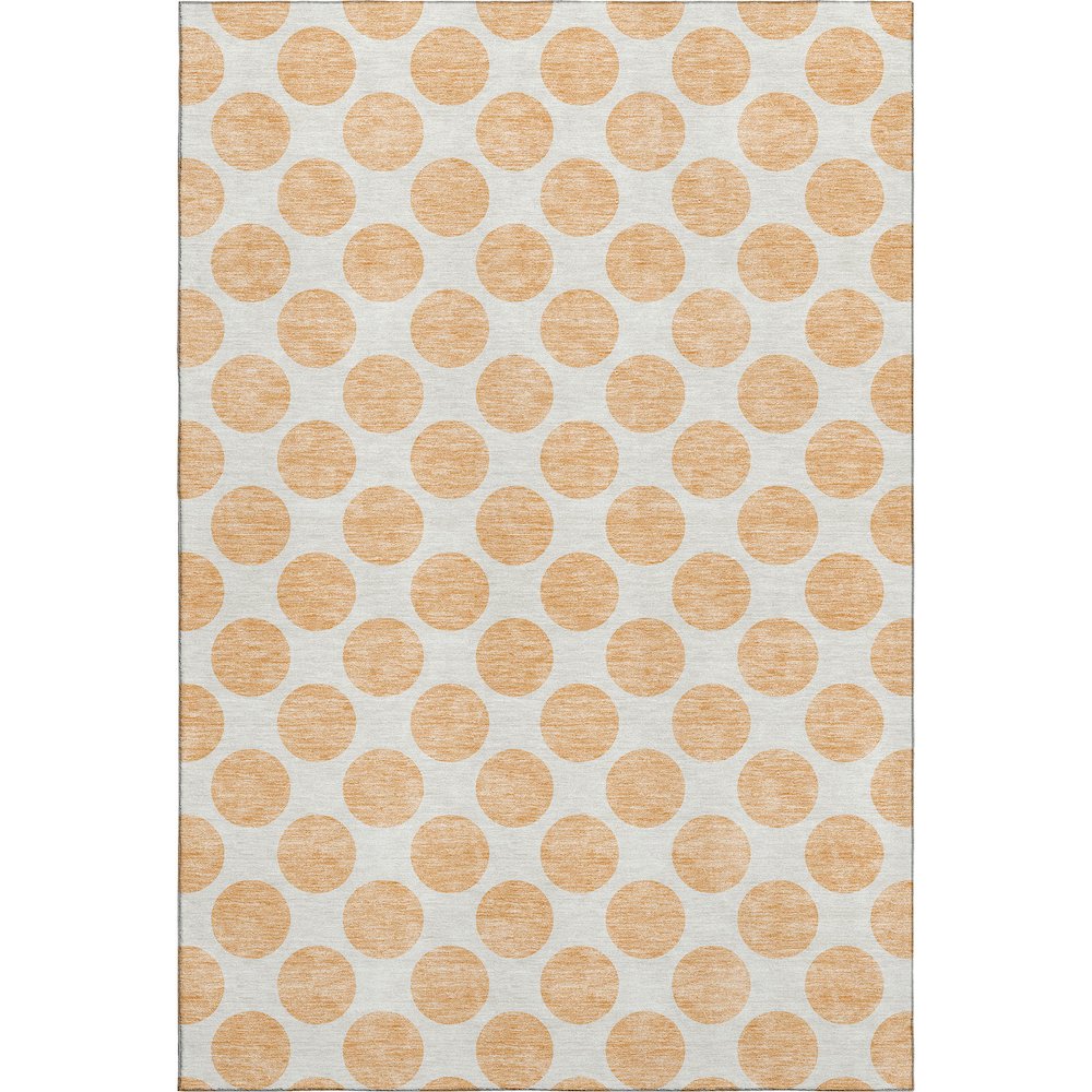 Premium Machine Washable Mayfield AMF980 Peach 5' x 7'6" Rug