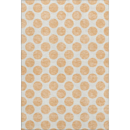 Premium Machine Washable Mayfield AMF980 Peach 5' x 7'6" Rug