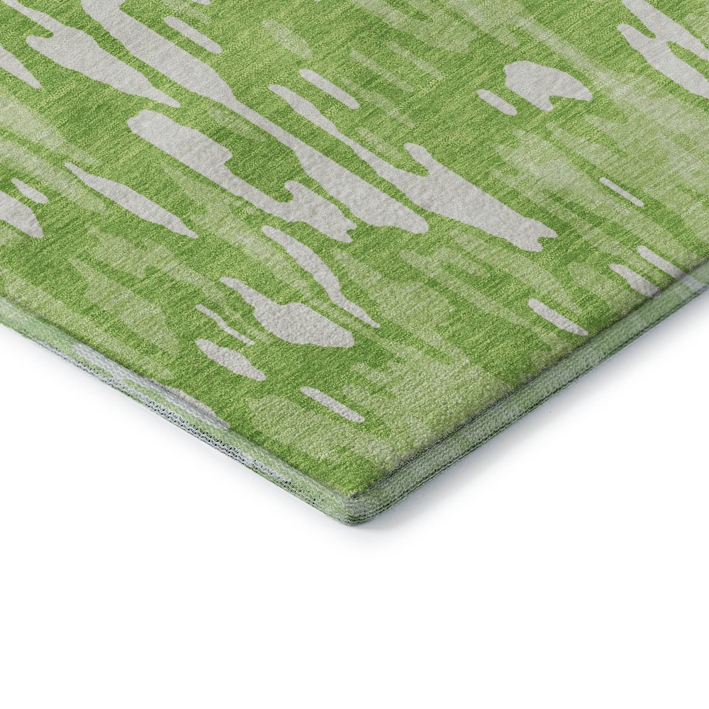 Premium Machine Washable Mayfield AMF986 Lime 2'6" x 3'10" Rug