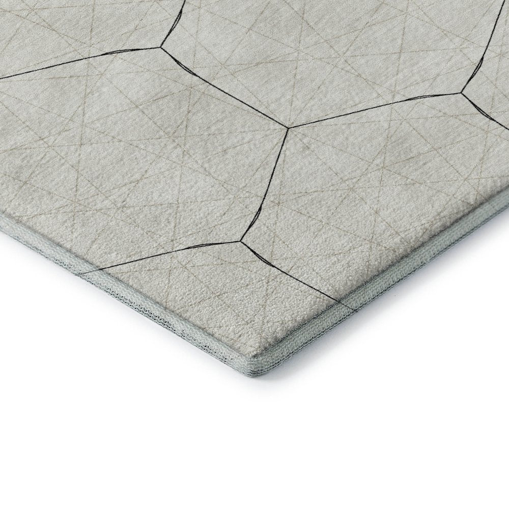 Premium Machine Washable Mayfield AMF987 Linen 2'6" x 3'10" Rug