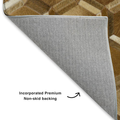 Luxury Washable Indoor/Outdoor Bozeman Brown 2'6" x 3'10" Rug