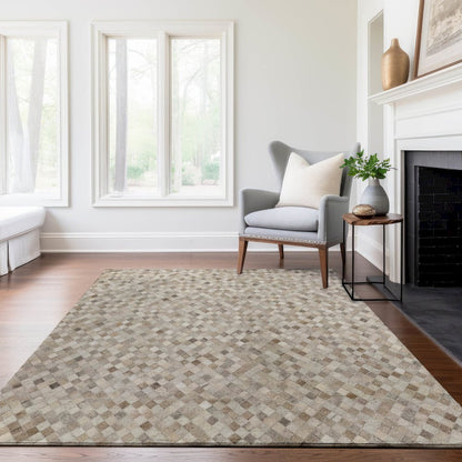 Luxury Washable Indoor/Outdoor Bozeman Gray 5' x 7'6" Rug