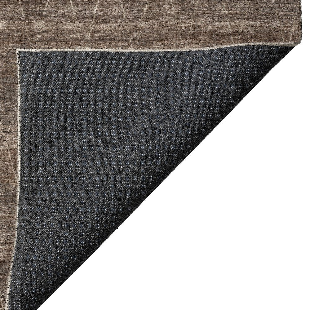 Luxury Washable Indoor/Outdoor Burano Coffee 2'6" x 3'10" Rug