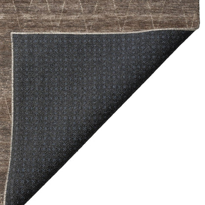Luxury Washable Indoor/Outdoor Burano Coffee 2'6" x 3'10" Rug