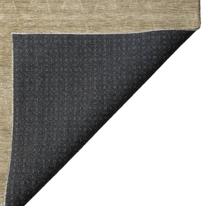 Luxury Washable Indoor/Outdoor Burano Wheat 2'6" x 3'10" Rug