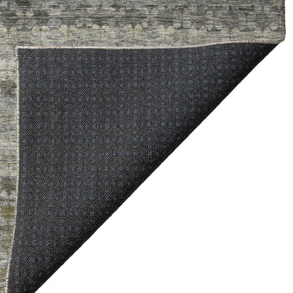 Luxury Washable Indoor/Outdoor Burano Pewter 2'6" x 3'10" Rug