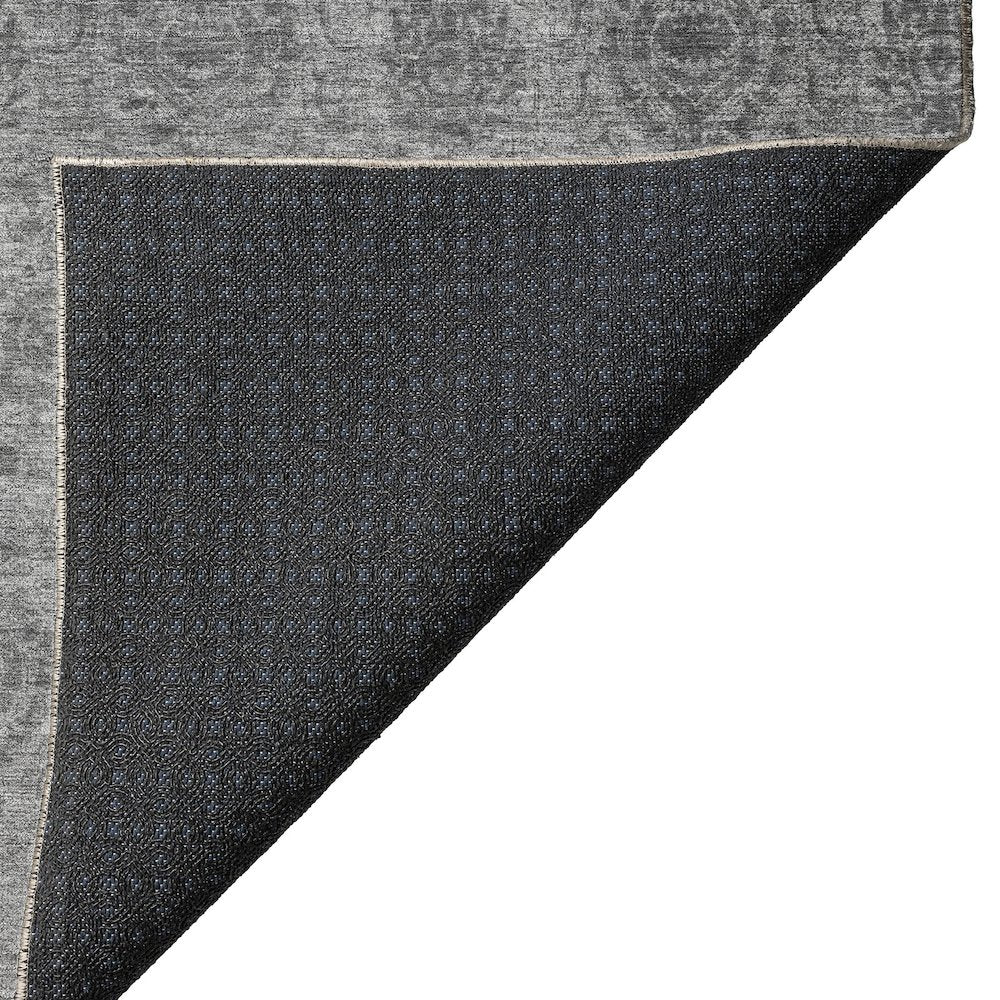 Luxury Washable Indoor/Outdoor Burano Gray 2'6" x 3'10" Rug