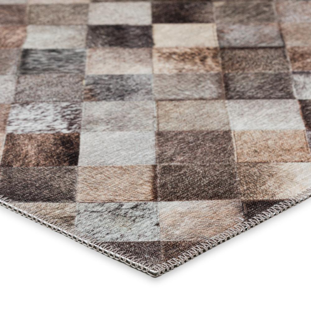 Laredo Gray Animal Patchwork 10' x 14' Area Rug Gray ALR32