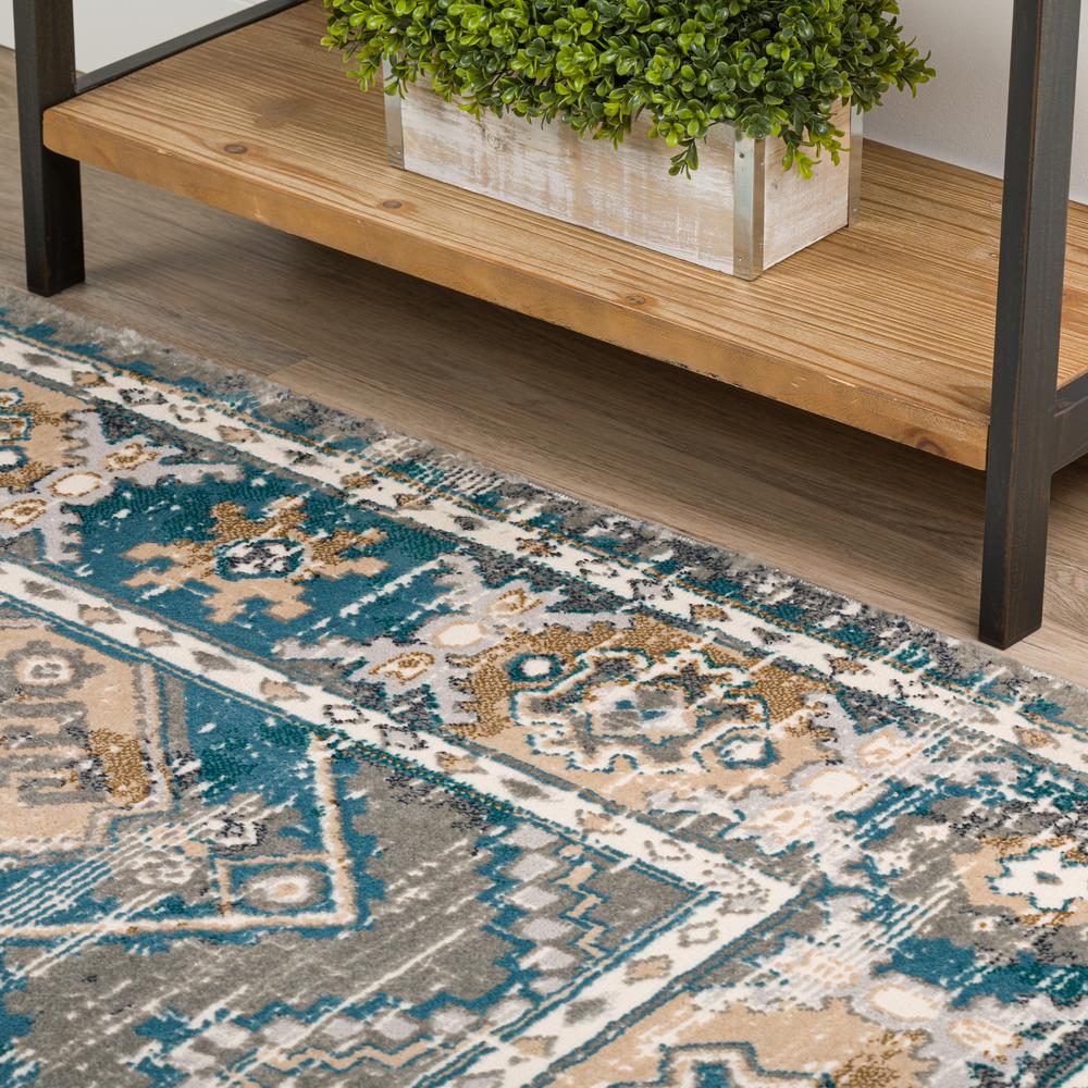 Karma KM22 Charcoal 3'3" x 5'1" Rug
