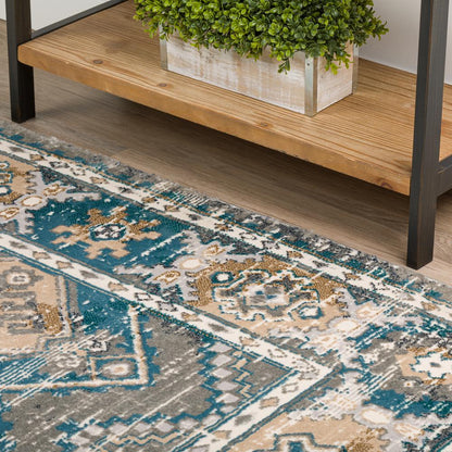 Karma KM22 Charcoal 3'3" x 5'1" Rug