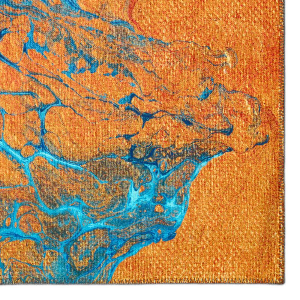 Karina Cobalt Modern Abstract 10' x 14' Area Rug Cobalt AKC38