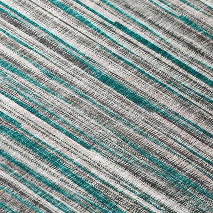 Waverly Peacock Contemporary Striped 10' x 14' Area Rug Peacock AWA31
