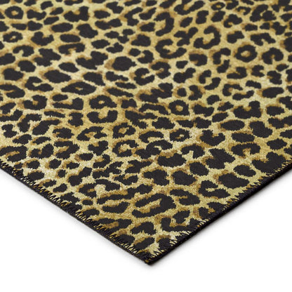 Safari Gilded Animal Animal Print 10' x 14' Area Rug Gilded ASF32