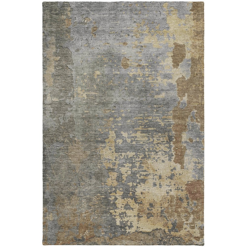 Luxury Washable Indoor/Outdoor Kochi Pewter 5' x 7'6" Rug