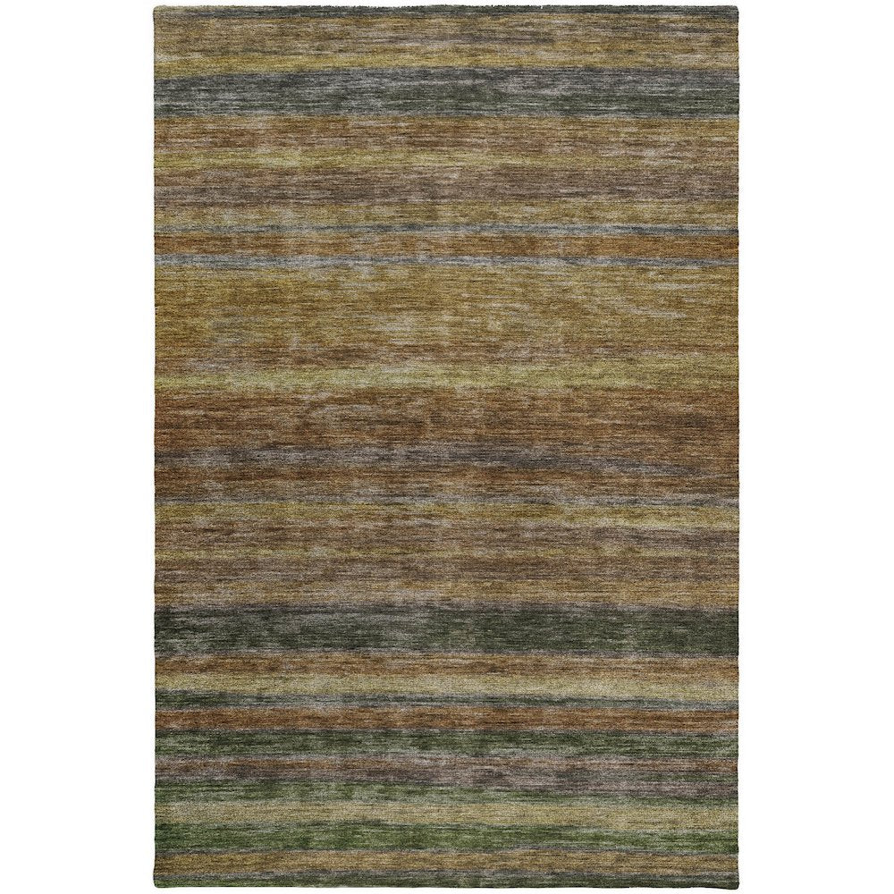 Luxury Washable Indoor/Outdoor Kochi Brown 5' x 7'6" Rug