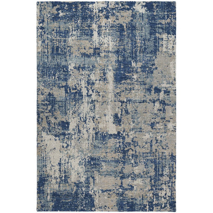 Luxury Washable Indoor/Outdoor Kochi Navy 5' x 7'6" Rug