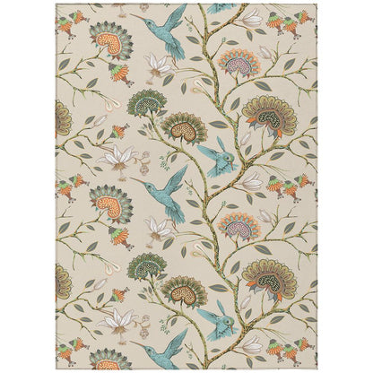 Indoor/Outdoor Kendall KE19 Putty Washable 3' x 5' Rug